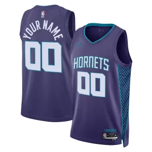 Eccezionale Prestigioso Charlotte Hornets Jordan Brand Unisex 2022/23 Swingman Custom Jersey Statement Edition Teal