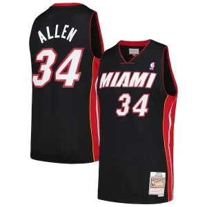 Gorgeous Ray Allen Miami Heat 2012/13 Hardwood Classics Swingman Jersey Black