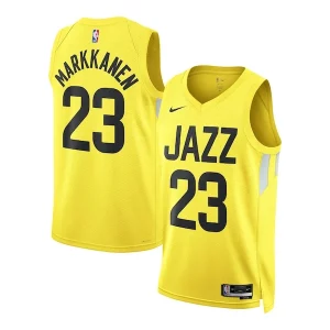 Prestigioso Meraviglioso Lauri Markkanen Utah Jazz Nike Unisex Swingman Jersey Icon Edition Gold
