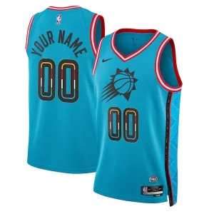 Sofisticato Trendy Classico Phoenix Suns Nike Unisex 2022/23 Swingman Custom Jersey City Edition Turquoise