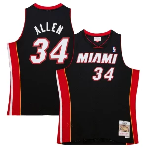 Delizioso Ray Allen Miami Heat Hardwood Classics Swingman Jersey Black
