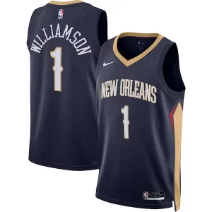 Sofisticato Delizioso Zion Williamson New Orleans Pelicans Nike Unisex Swingman Jersey Icon Edition Navy/White
