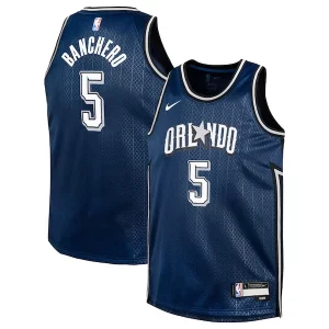 Sofisticato Incantevole Fantastico Paolo Banchero Orlando Magic Nike Youth Swingman Replica Jersey City Edition Navy