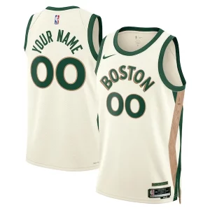 Robusto Pratico Prestigioso Boston Celtics Nike Unisex 2023/24 Custom Swingman Jersey White City Edition