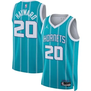 Resistente Gordon Hayward Charlotte Hornets Jordan Brand Unisex Swingman Jersey Icon Edition Teal