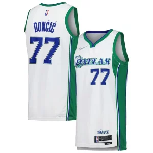 Splendido Pratico Eccezionale Luka Dončić Dallas Mavericks Nike Swingman Player Jersey City Edition White