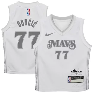 Meraviglioso Luka Dončić Dallas Mavericks Nike Preschool 2024/25 Swingman Player Jersey City Edition White