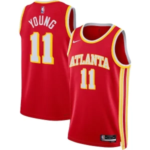 Magnifico Trae Young Atlanta Hawks Nike Unisex Swingman Jersey Icon Edition Red/White