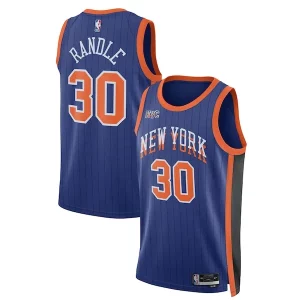 Trendy Julius Randle New York Knicks Nike Unisex 2023/24 Swingman Jersey Blue City Edition