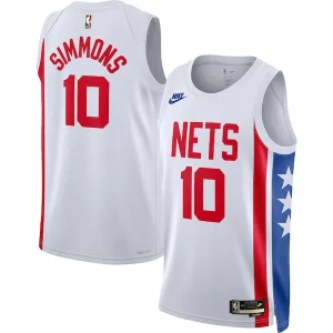 Meraviglioso Magnifico Ben Simmons Brooklyn Nets Nike Swingman Jersey Classic Edition White