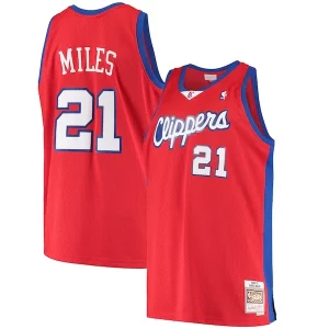 Resistente Darius Miles LA Clippers Hardwood Classics Swingman Jersey Red