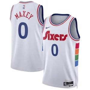 Robusto Tyrese Maxey Philadelphia 76ers Nike Unisex 2024/25 Swingman Player Jersey City Edition White