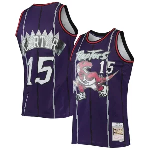 Ottimo Vince Carter Toronto Raptors 1998/99 Hardwood Classics NBA 75th Anniversary Diamond Swingman Jersey Purple