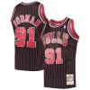 Gorgeous Dennis Rodman Chicago Bulls Hardwood Classics Swingman Jersey Black
