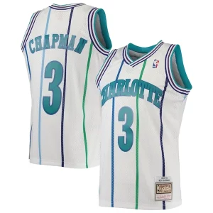 Robusto Rex Chapman Charlotte Hornets 1988/89 Hardwood Classics Swingman Jersey White