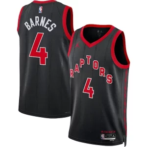 Gorgeous Versatile Splendido Scottie Barnes Toronto Raptors Jordan Brand Unisex Swingman Jersey Statement Edition Black
