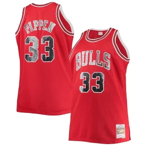 Prestigioso Raffinato Cool Scottie Pippen Chicago Bulls Big & Tall 1997/98 NBA 75th Anniversary Diamond Swingman Jersey Red