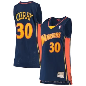 Moderno Meraviglioso Stephen Curry Golden State Warriors Women's 2009 10 Hardwood Classics Swingman Jersey Navy
