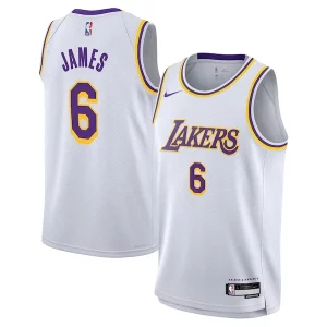 Ottimo LeBron James Los Angeles Lakers Nike Youth Swingman Jersey Association Edition White