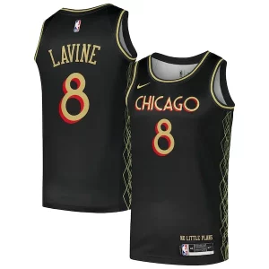 Stupendo Duraturo Zach LaVine Chicago Bulls Nike Swingman Player Jersey City Edition Black