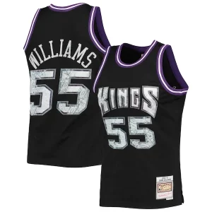 Robusto Trendy Jason Williams Sacramento Kings 2000/01 Hardwood Classics NBA 75th Anniversary Diamond Swingman Jersey Black