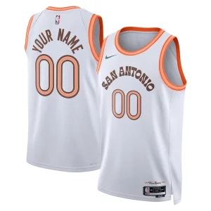 Versatile Meraviglioso Magnifico San Antonio Spurs Nike Unisex 2023/24 Custom Swingman Jersey White City Edition
