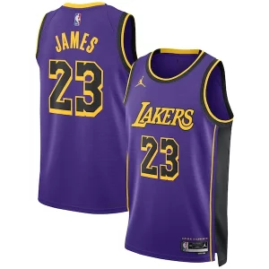 Magnifico LeBron James Los Angeles Lakers Jordan Brand Unisex Swingman Jersey Statement Edition Purple