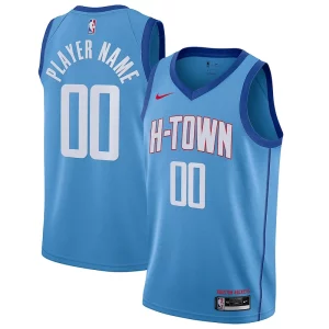 Lussuoso Houston Rockets Nike 2020/21 Swingman Custom Jersey Blue City Edition