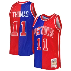Ottimo Splendido Isiah Thomas Isiah Thomas Hardwood Classics 1988/89 Split Swingman Jersey Blue/Red