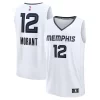 Fascinante Ja Morant Memphis Grizzlies Fast Break Replica Player Jersey Association Edition White