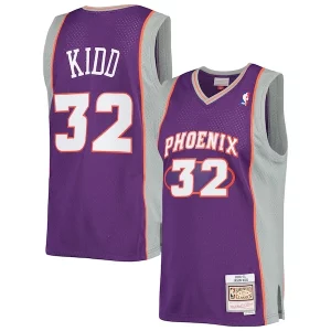 Trendy Jason Kidd Phoenix Suns Big & Tall Hardwood Classics 2000/01 Swingman Jersey Purple