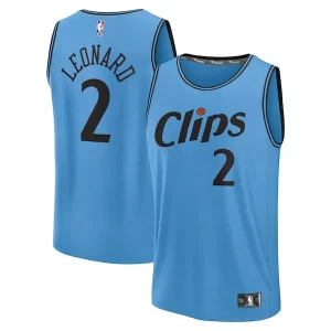 Robusto Classico Versatile Kawhi Leonard LA Clippers 2024/25 Fast Break Player Jersey City Edition Light Blue
