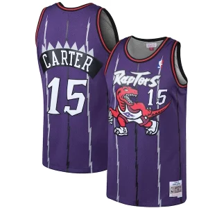 Elegante Prestigioso Vince Carter Toronto Raptors 1998/99 Hardwood Classics Swingman Jersey Purple/White