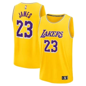Robusto LeBron James Los Angeles Lakers Youth Fast Break Replica Player Jersey Icon Edition Gold