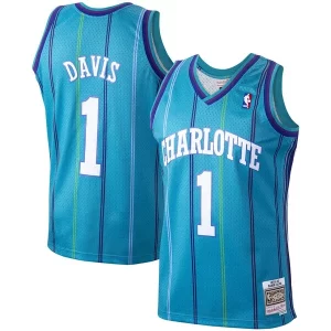 Attraente Baron Davis Charlotte Hornets 1999/00 Hardwood Classics Swingman Jersey Teal