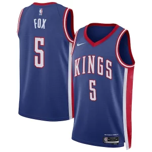 Prestigioso Gorgeous De'Aaron Fox Sacramento Kings Nike Unisex 2024/25 Swingman Player Jersey City Edition Blue