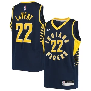 Stupendo Caris LeVert Indiana Pacers Nike Youth Swingman Jersey Icon Edition Navy