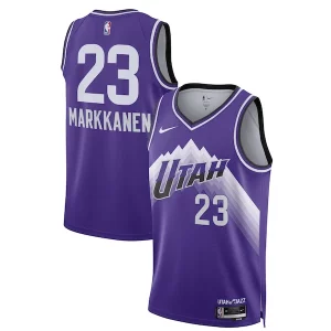 Bellissimo Ottimo Lauri Markkanen Utah Jazz Nike Unisex 2023/24 Swingman Jersey Purple City Edition