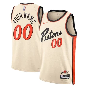 Versatile Detroit Pistons Nike Unisex 2024/25 Custom Swingman Jersey City Edition White