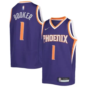 Carino Comodo Devin Booker Phoenix Suns Nike Youth 2021/22 Diamond Swingman Jersey Icon Edition Purple