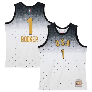 Comodo Duraturo Devin Booker Team USA 2016 Hardwood Classics Rising Stars Swingman Jersey White