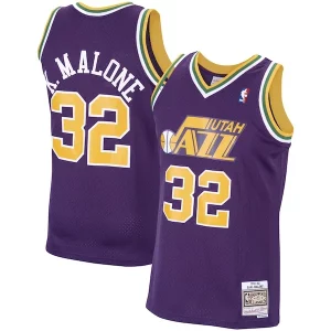 Delizioso Carino Eccezionale Karl Malone Utah Jazz 1991/92 Hardwood Classics Swingman Jersey Purple