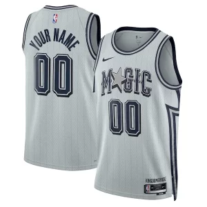Elegante Pratico Delizioso Orlando Magic Nike Unisex 2024/25 Custom Swingman Jersey City Edition Silver