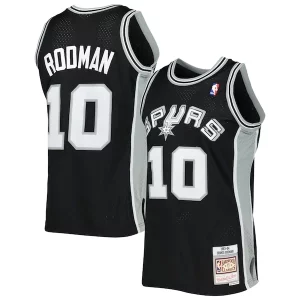 Stupendo Pratico Magnifico Dennis Rodman San Antonio Spurs 2001/02 Hardwood Classics Swingman Jersey Black