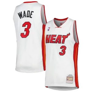 Sofisticato Classico Dwyane Wade Miami Heat 2001/02 Hardwood Classics Swingman Jersey White