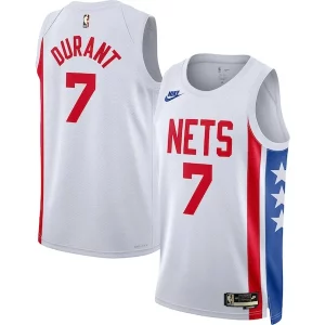 Versatile Kevin Durant Brooklyn Nets Nike Swingman Jersey Classic Edition White
