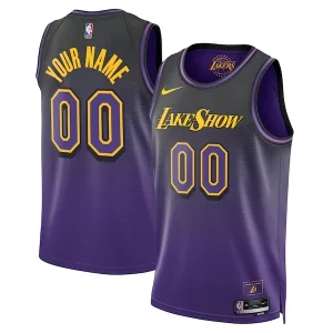 Robusto Los Angeles Lakers Nike Unisex 2024/25 Custom Swingman Jersey City Edition Purple