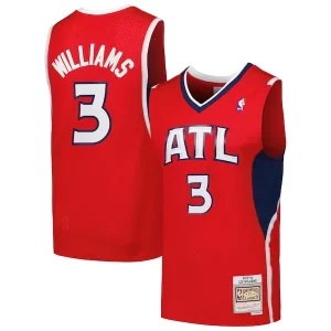 Duraturo Lou Williams Atlanta Hawks 2001/02 Hardwood Classics Swingman Jersey Red