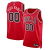 Raffinato Chicago Bulls Nike Unisex Swingman Custom Jersey Red Icon Edition