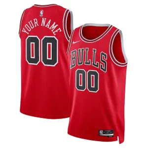Raffinato Chicago Bulls Nike Unisex Swingman Custom Jersey Red Icon Edition